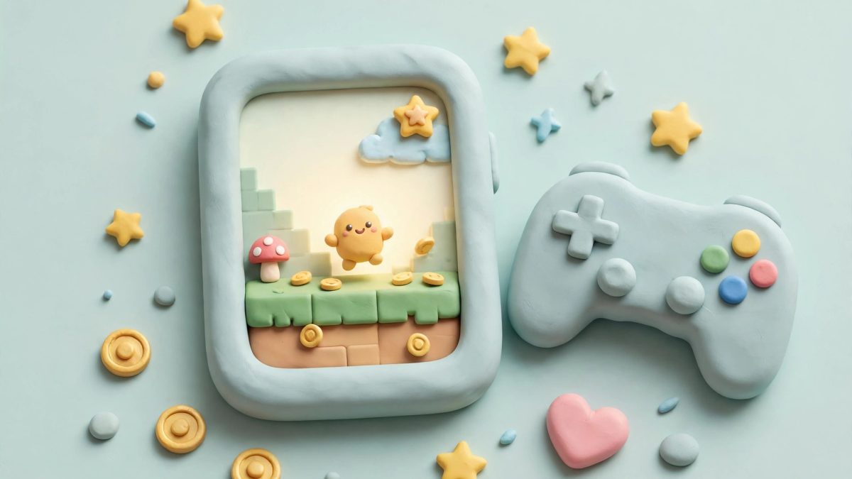 Ilustrasi game Android offline di HP dengan kontroler game