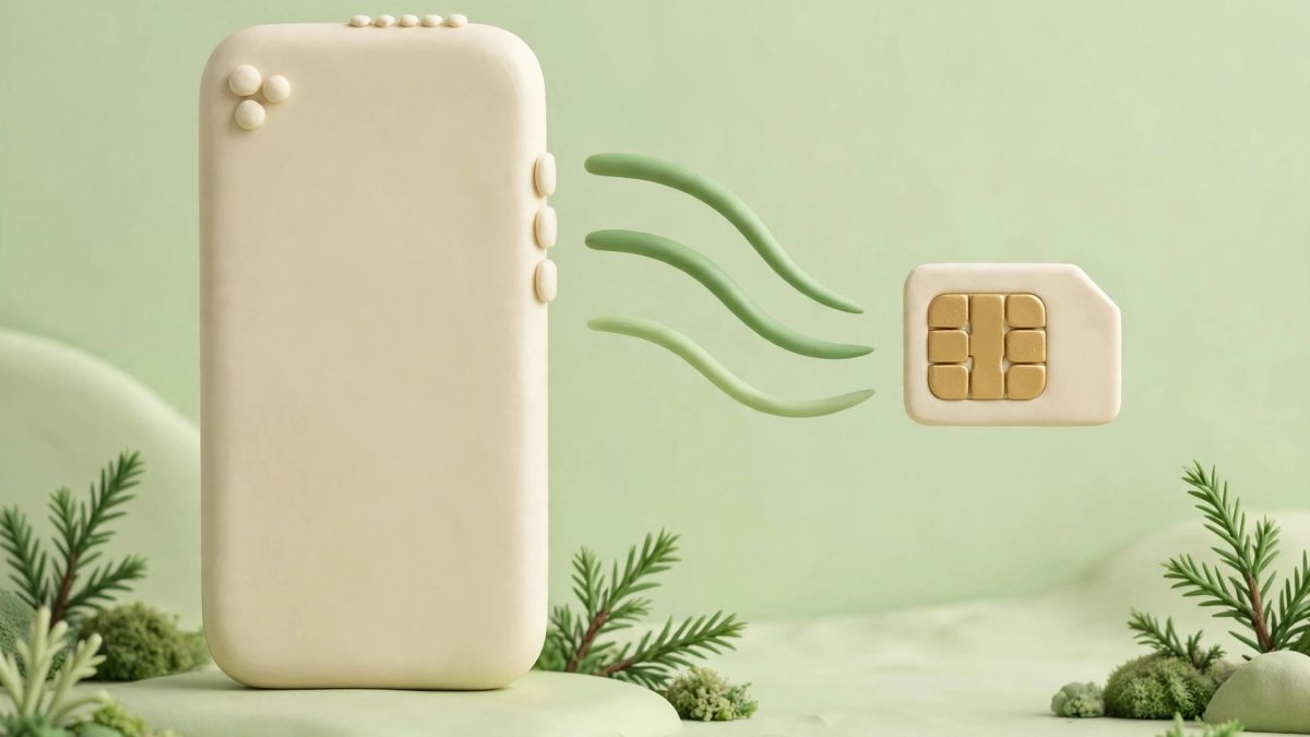 Ilustrasi eSIM HP Android