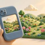 Ilustrasi fotografi HP Android