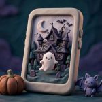 ilustrasi hp menampilkan game horor terbaik bergaya clay