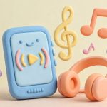 Ilustrasi streaming musik Android
